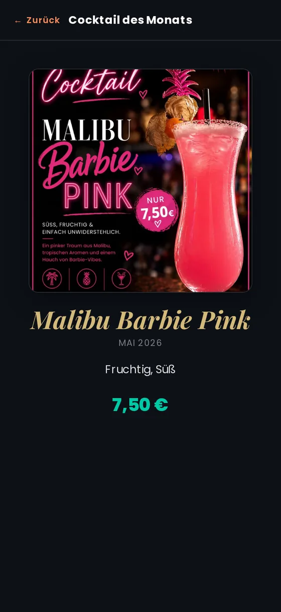 Cocktail des Monats